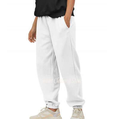 Men's Women Fleece Sweatpants Midweight Lounge Joggers Running Gym Pants S-5XL
