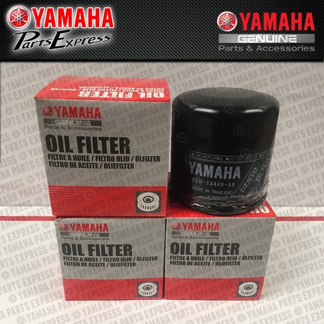 NEW OEM YAMAHA YFM 350 450 550 700 GRIZZLY 4 PACK OIL FILTERS 5GH13440