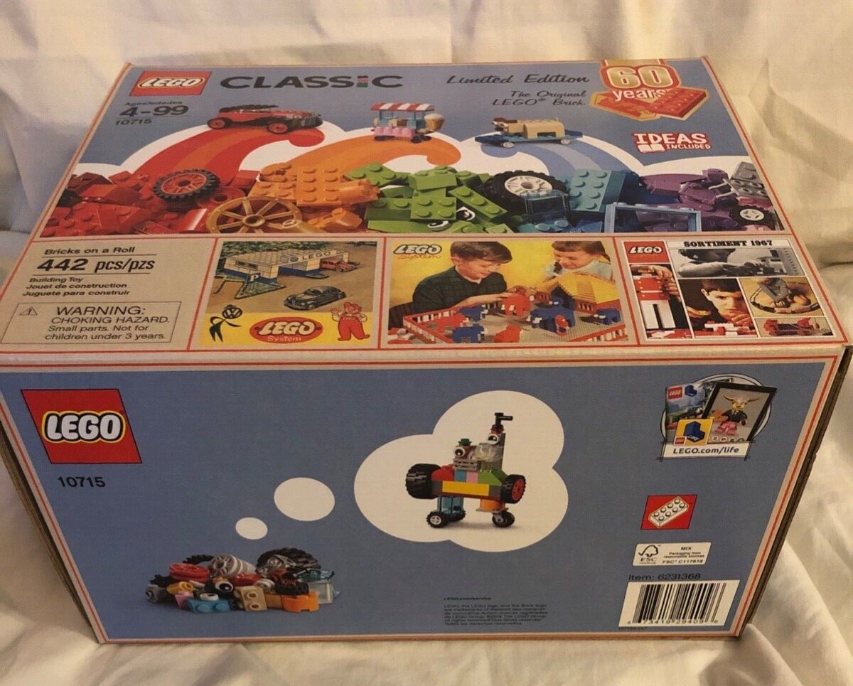 Lego Classic 10715 Limited Edition 60 Years Bricks on a Roll | eBay