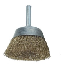 Lessmann 0,25 Messingdraht DIY Becherb&uuml;rste 50 mm 6 mm Schaft