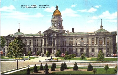 STATE CAPITOL Cheyenne, Wyoming WY Postcard