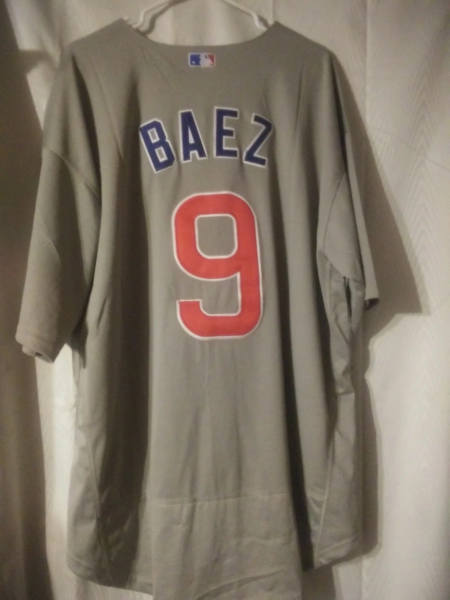 Javier Baez Chicago Cubs Autographed Majestic Authentic White Jersey