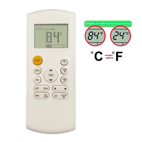 Remote Control For Frigidaire FFPA0822R1 FFPA0822R10 Portable Air Condtioner