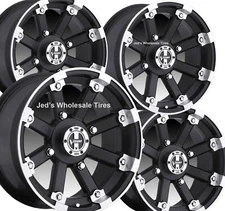 12x7 4/100 4+3 Vision type 393 LOCK OUT Mini-Truck micro van RIM WHEEL MBML DOT