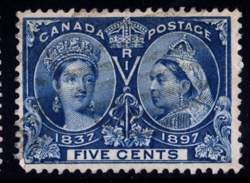 #54 Jubilee 5c Canada used well centered - Picture 1 of 2