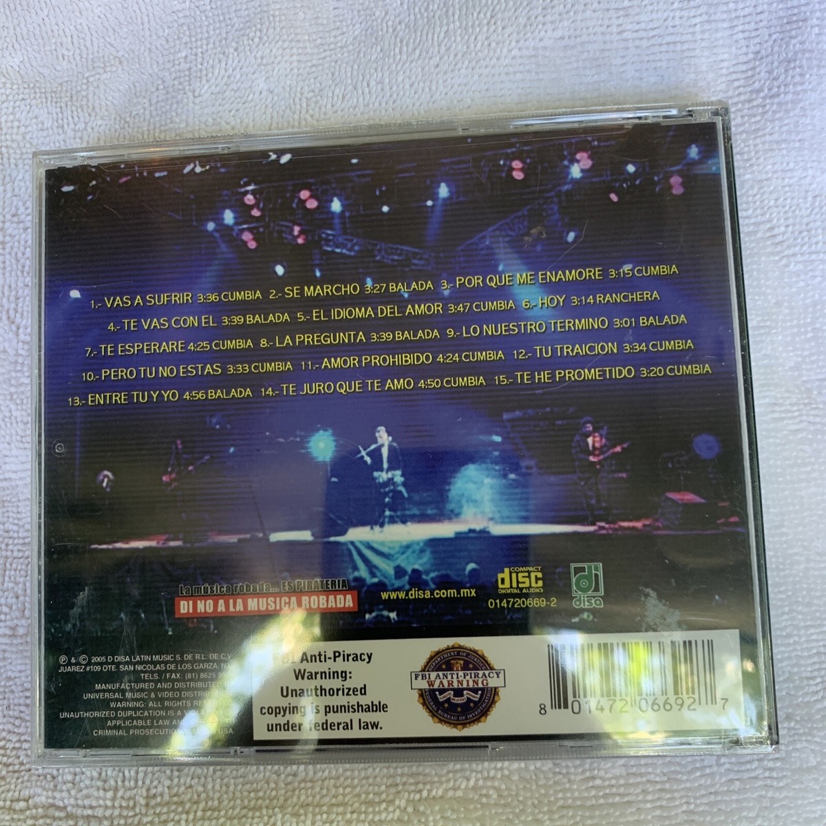 En Vivo Gira 2005 by Grupo Bryndis (CD, Nov-2005, Disa