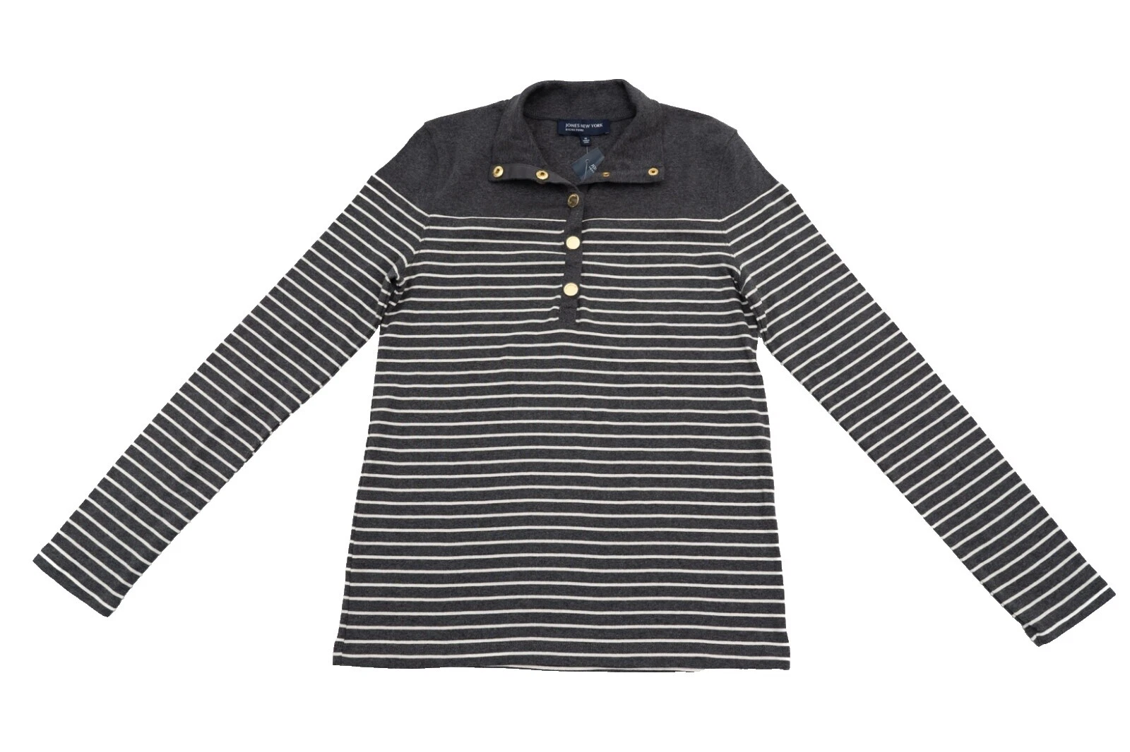 Camisas para hombre Jones New York informales a rayas con botones