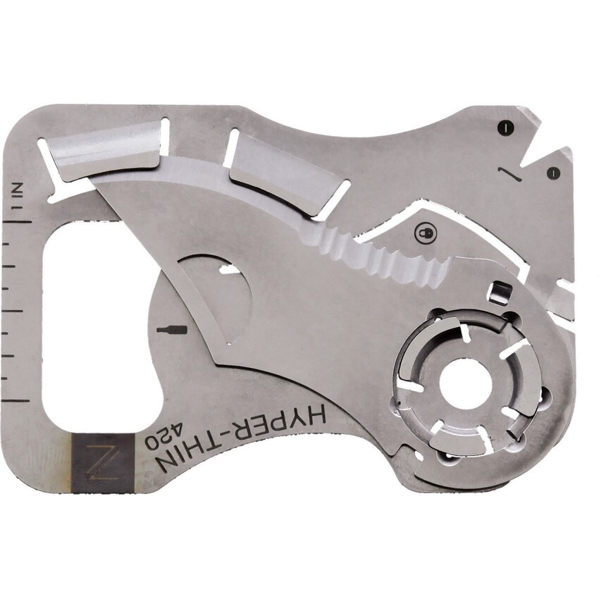 Zootility Hyper Thin Tools Full Sized Pocket Knife 3.13" 420 Steel Construction