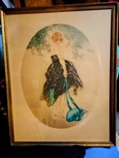 Louis Icart Le  Bonnet Bleu