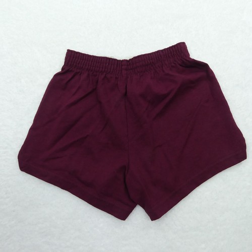 Soffe Shorts Girls Small 7 Burgundy Elastic Waistband Cotton Blend Set Of 2 - Picture 10 of 14