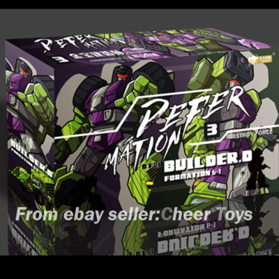 Jinbao Devastator Decepticons Oversized Toy Mixmaster Shovel Car B packaging UPS