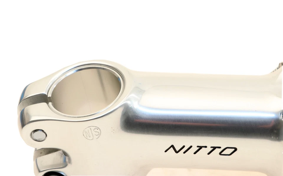 Nitto NJ-89 NJS Keirin Track Stem 1 1/8" Threadless 120mm 25.4mm Silver NEW - Image 4 of 4