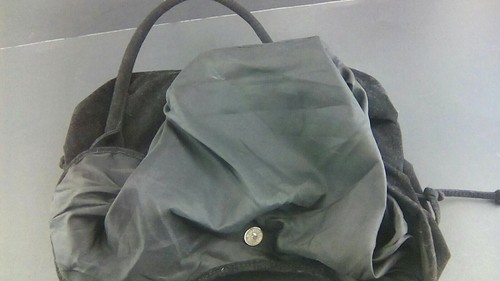 Suede Purse ( Black Suede ) 12 x 11 x 3 Excellent Used Condition - Picture 11 of 12