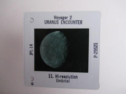 35mm celluloid Slide  Astronomy, Voyager Mission To Uranus - Picture 1 of 2