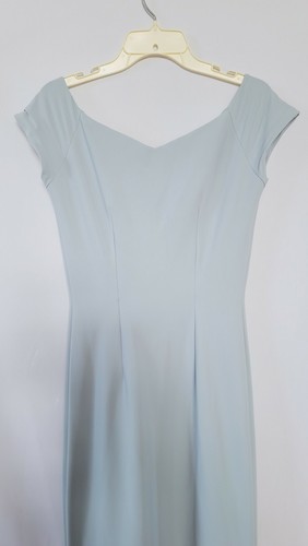 Chiara Boni Mujer Azul Lobelia Asimétrico Rosa Sirena Vestido Talla 44 US8 M $1150 - Imagen 6 de 11