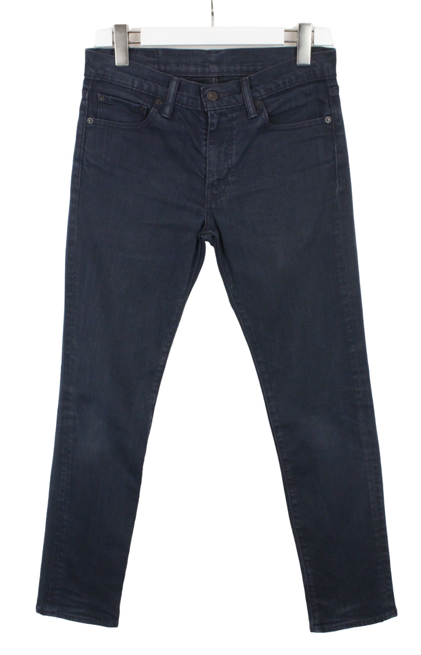 Levi's 511 Jeans Mens W30/L32 Dark Slim Fit Whiskers Fade Effect Zip Fly thumbnail 2