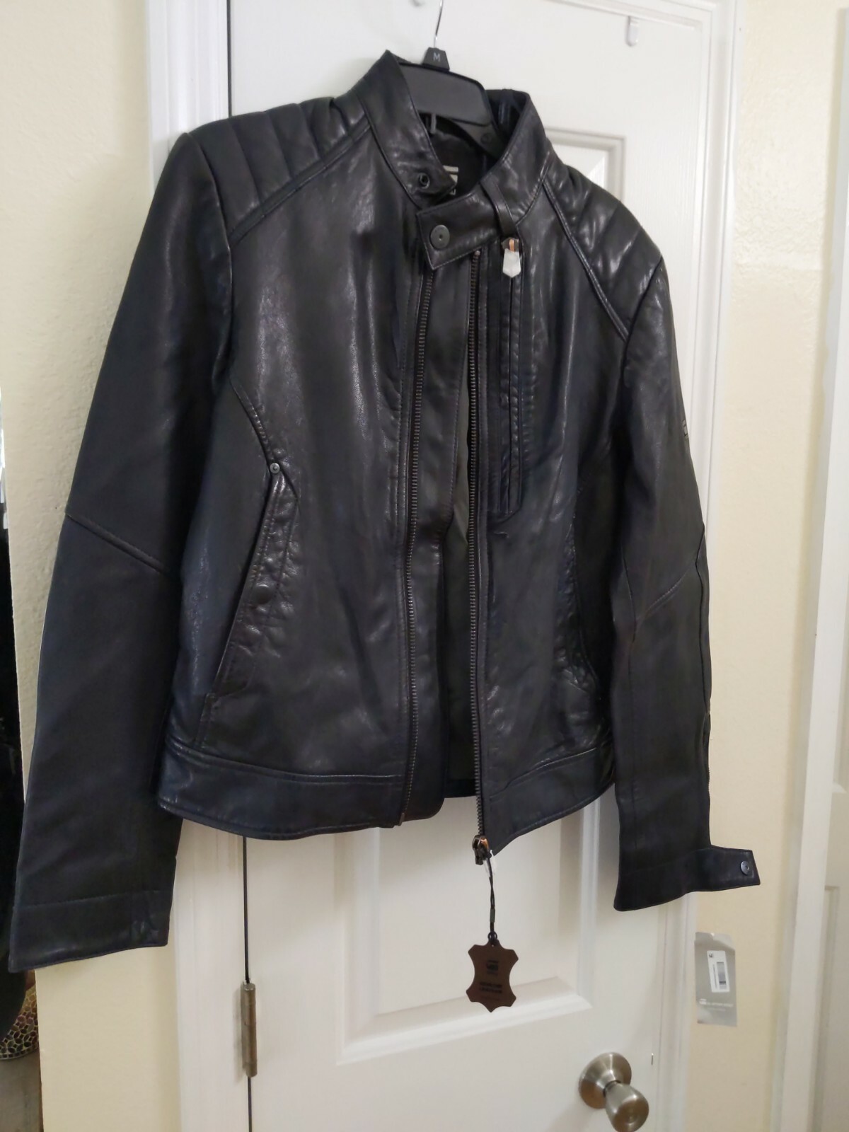 g star raw leather jacket
