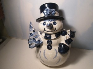 Potting Shed Dedham Pottery Large Snowman 1997 H28 eBay Potting Shed Dedham Pottery Large Snowman 1997 H28 eBay