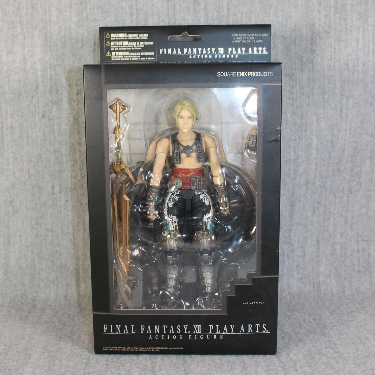 FINAL FANTASY XII PLAY ARTS Vaan Action Figure Square Enix Japan FINAL FANTASY XII PLAY ARTS Vaan Action Figure Square Enix Japan