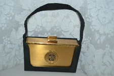 Vintage Elgin American Compact Purse Carryall Gold Case & Ass.