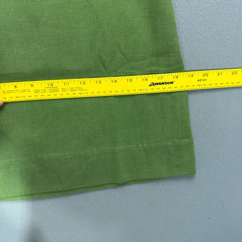 Vintage Womens 60s A-Line Sheath Dress Short Sleeve Twiggy Avocado Green XS/S - Picture 9 of 21