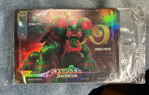 Juego de 4 cartas selladas Spectrobes coleccionista Gorberus y Totegarda
