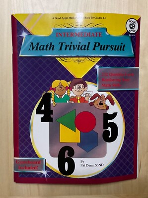 Good Apple Intermediate Trivial Pursuit by Pat Dunn Grades 4-6, Preowned 