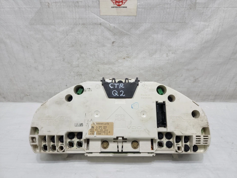 91 92 1991 1992 BMW 850I Speedometer Instrument Cluster Gauge OEM 1383326 Foto 4 de 4