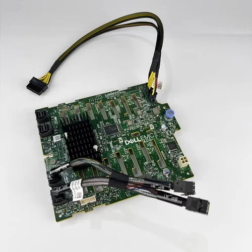 DELL POWEREDGE SERVER T640 BACKPLANE BOARD RVJR7 + power supply Cable+data cable