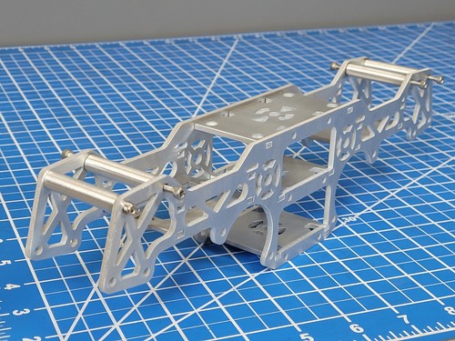 Marco de chasis de aluminio personalizado Tamiya 1/10 WT-01 Wild Dagger Blackfoot III Devil - Imagen 6 de 24