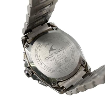 か*も様 CASIO OCEANUS Manta OCW-S2000 Casio Oceanus Manta OCW-S2000-2AJF Solar Watch Blue Dial