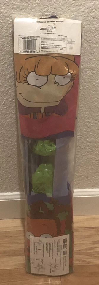 Винтажный воздушный змей Rugrats Pop Box 29 дюймов 1998 Nickelodeon детский мультфильм Томми Чаки НОВЫЙ - Изображение 3 из 4