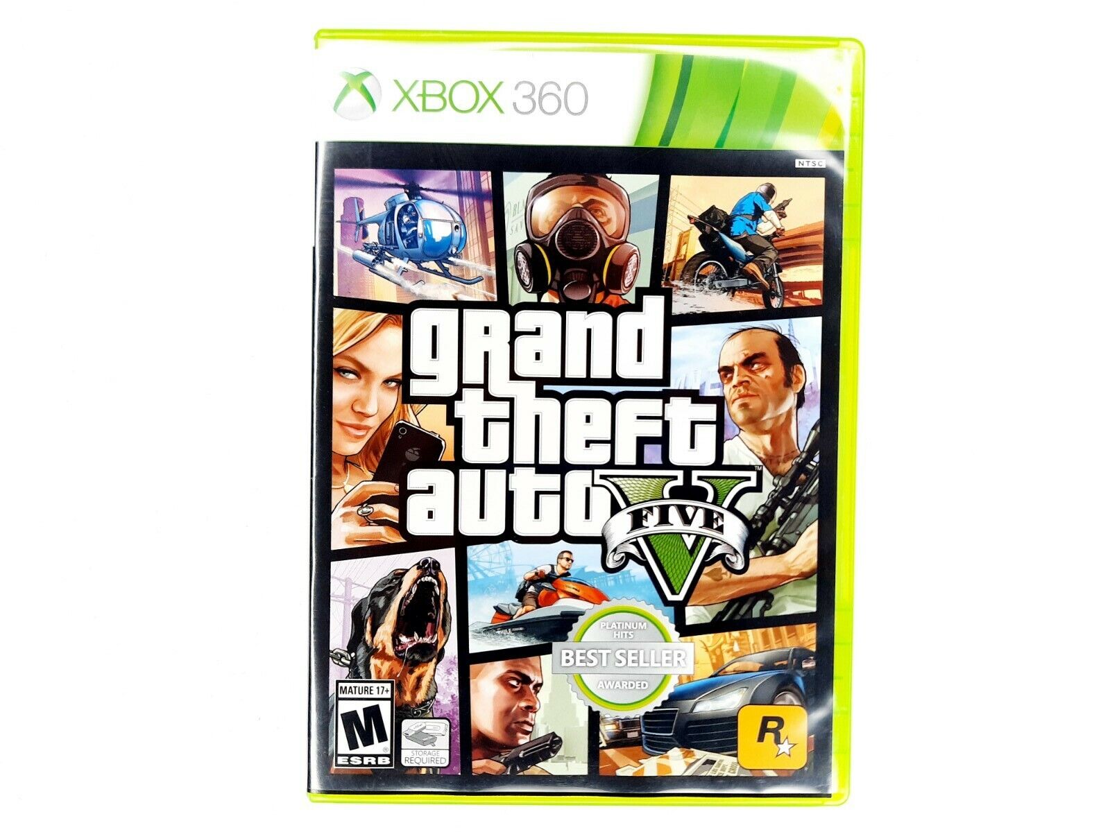 Grand Theft Auto V 5 FIVE XBOX 360 FIRST PRINT US EDITION NEW FACTORY SEALED