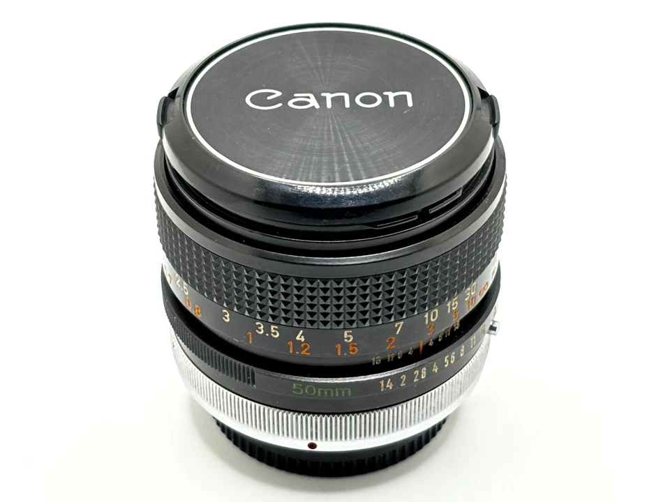 Objectif standard Canon FD 50 mm F/1,4 S.S.C à mise au point manuelle pour mo... - Photo 2/4