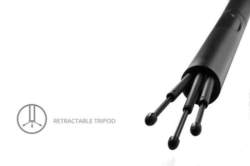 CliqueFie Max Selfie Bâton Avec Rétractable Tripode – Blanc - CLIBTPWHT - Photo 2 sur 5