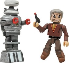 LOST IN SPACE TV Series Diamond Select Minimates Set - DR. SMITH & B9 ROBOT