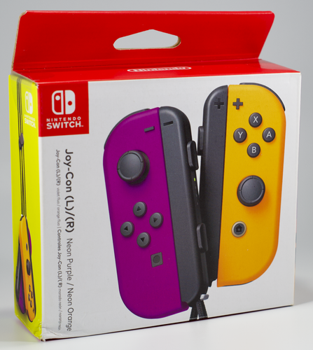 Nintendo Switch Neon Purple Joy Con Controller Joy-con Joycon - Picture 8 of 13