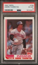 1982 Topps #746 Andre Thornton PSA 6