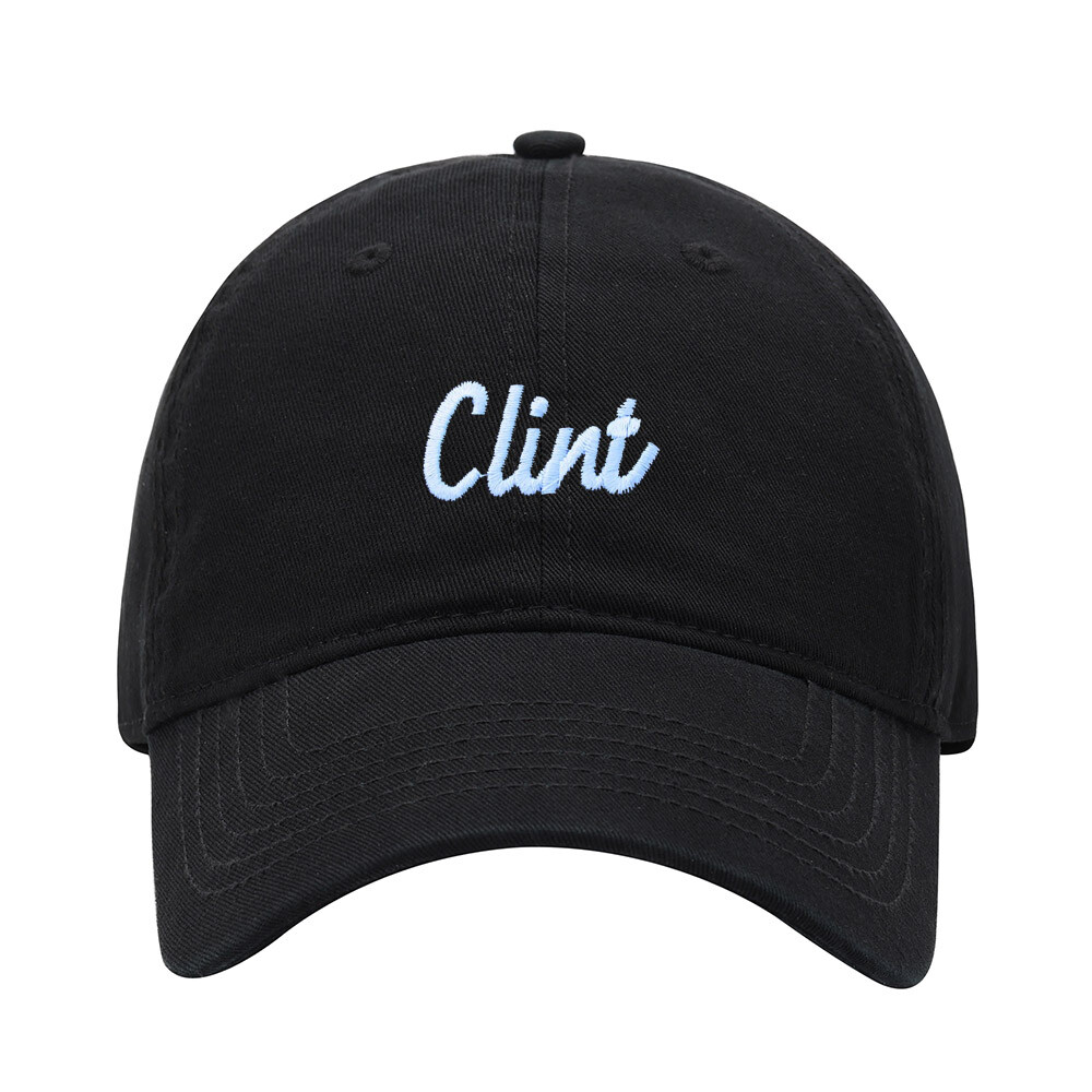 Baseball Cap Men Name Clint Gift Embroidered Washed Cotton Dad Hat Baseball Caps