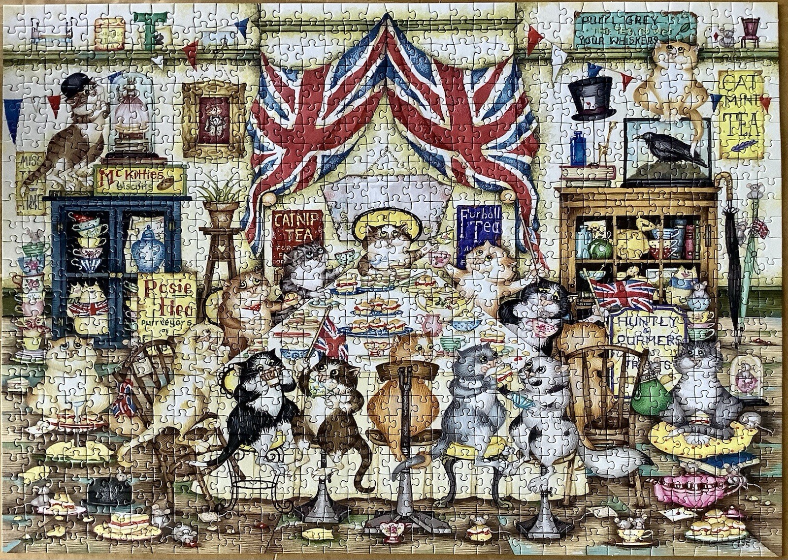 1000 piece jigsaw puzzle used, Excellent Cond/ Quality Complete eBay