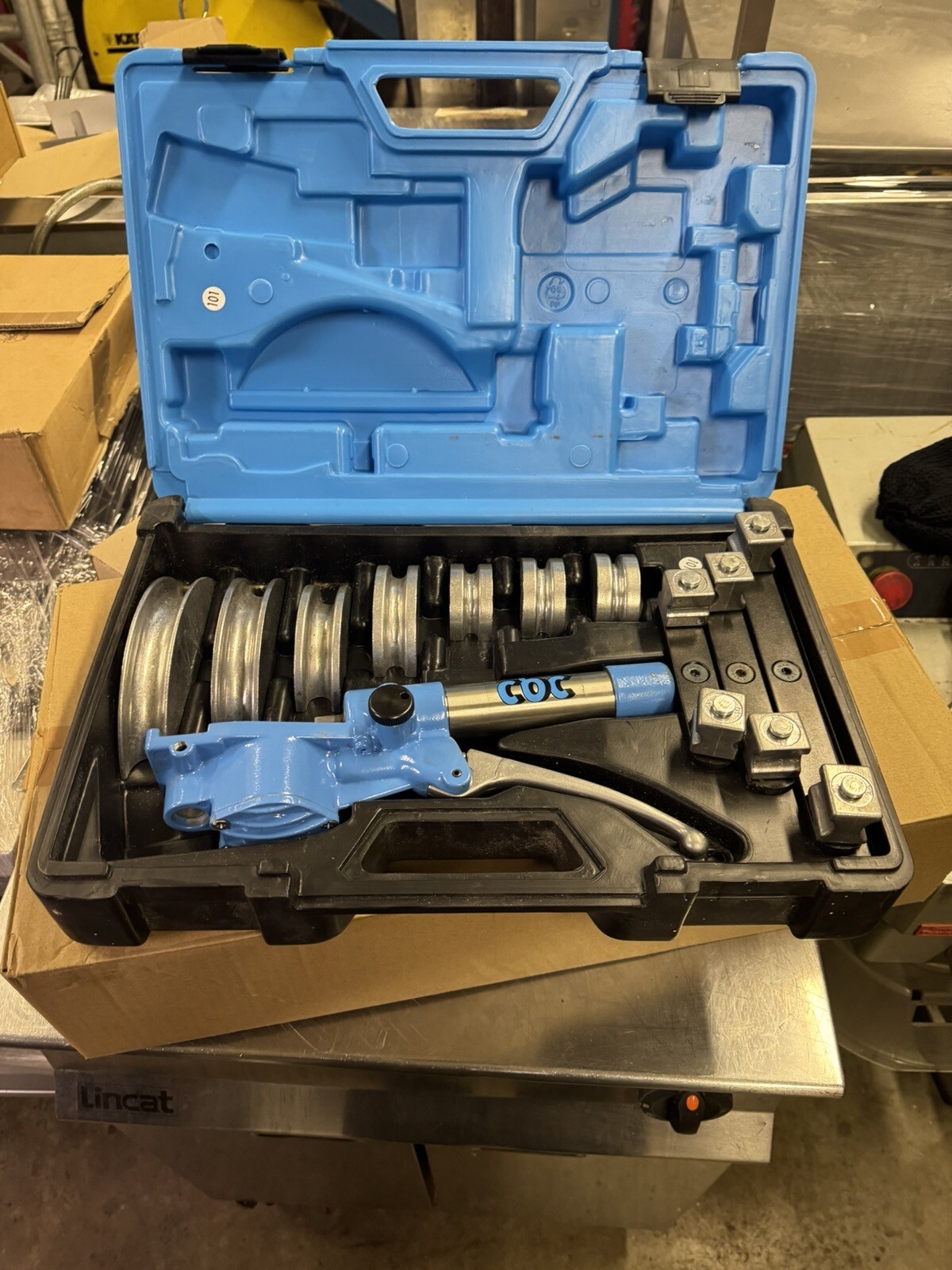 CBC (javac) Hydraulic Tube/Pipe Bender VGC Complete In Box eBay