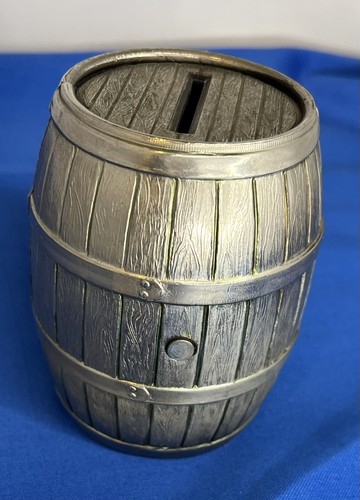 Metropolitan Savings And Loan Company Barrel Shaped Bank, Metal Coin Bank - 第 2/9 張圖片
