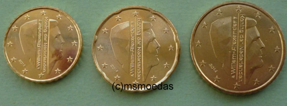 Niederlande 10+20+50 Euro-Cent Münzen Euromünzen coins moedas Auswahl Jahr - Bild 1 von 1