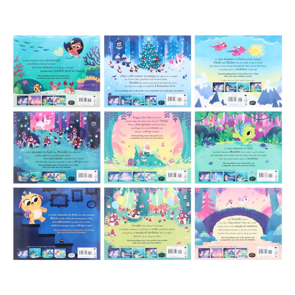 Ten Minutes to Bed Series By Rhiannon Fielding 9 Books Set - Ages 2-6 -Paperback - Image 4 of 4