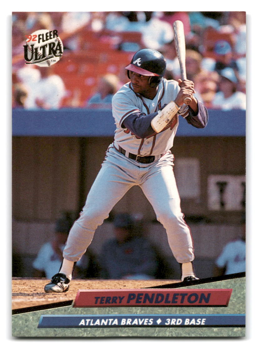 Terry Pendleton 1992 Ultra Baseball #167 Atlanta Braves