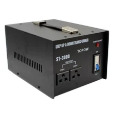 3000 Watt Step Up and Down Electrical Power Voltage Converter Transformer 
