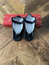 New! Capezio #205C Black Daisy Ballet Shoes Children’s 12