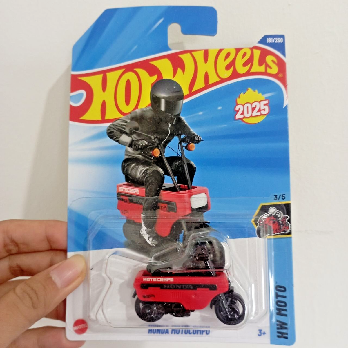 Hot Wheels 2025 Case J Honda Motocompo HW Moto- International Card