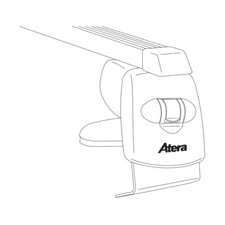 Atera Singo AS - Fahrradträger - Komplett-Träger - Klemmvorrichtung - schwarz