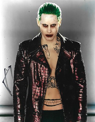 Jared Leto signiertes Suicide Squad 10x8 Foto 